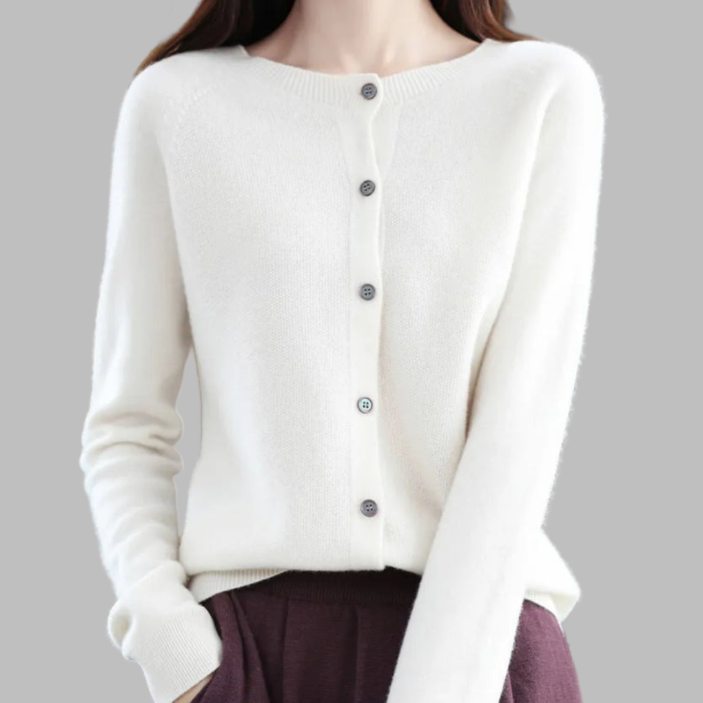 Women's Open Neck Cardigan
