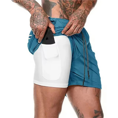 Men's 2-in-1 Sport Shorts Performance Comfort