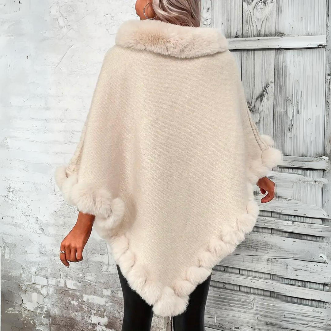 Women's Knitted Cape Warm Sophisticated