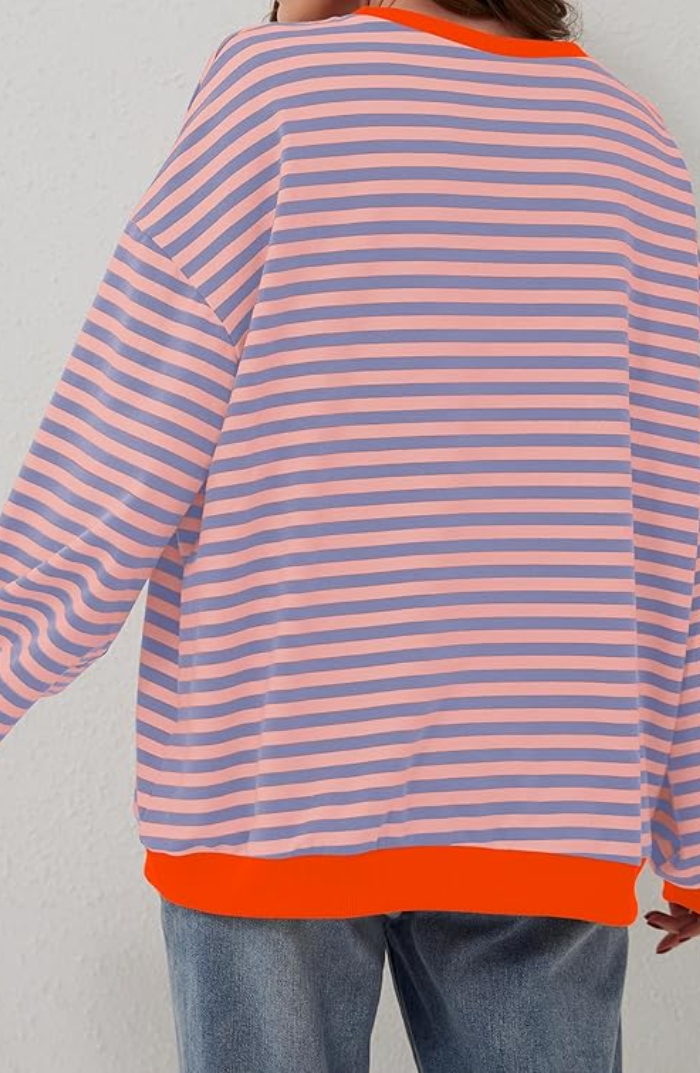 Women's Oversized Striped Sweater