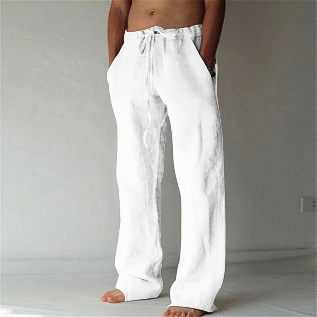 Women's High Waist Casual Pants Drawstring