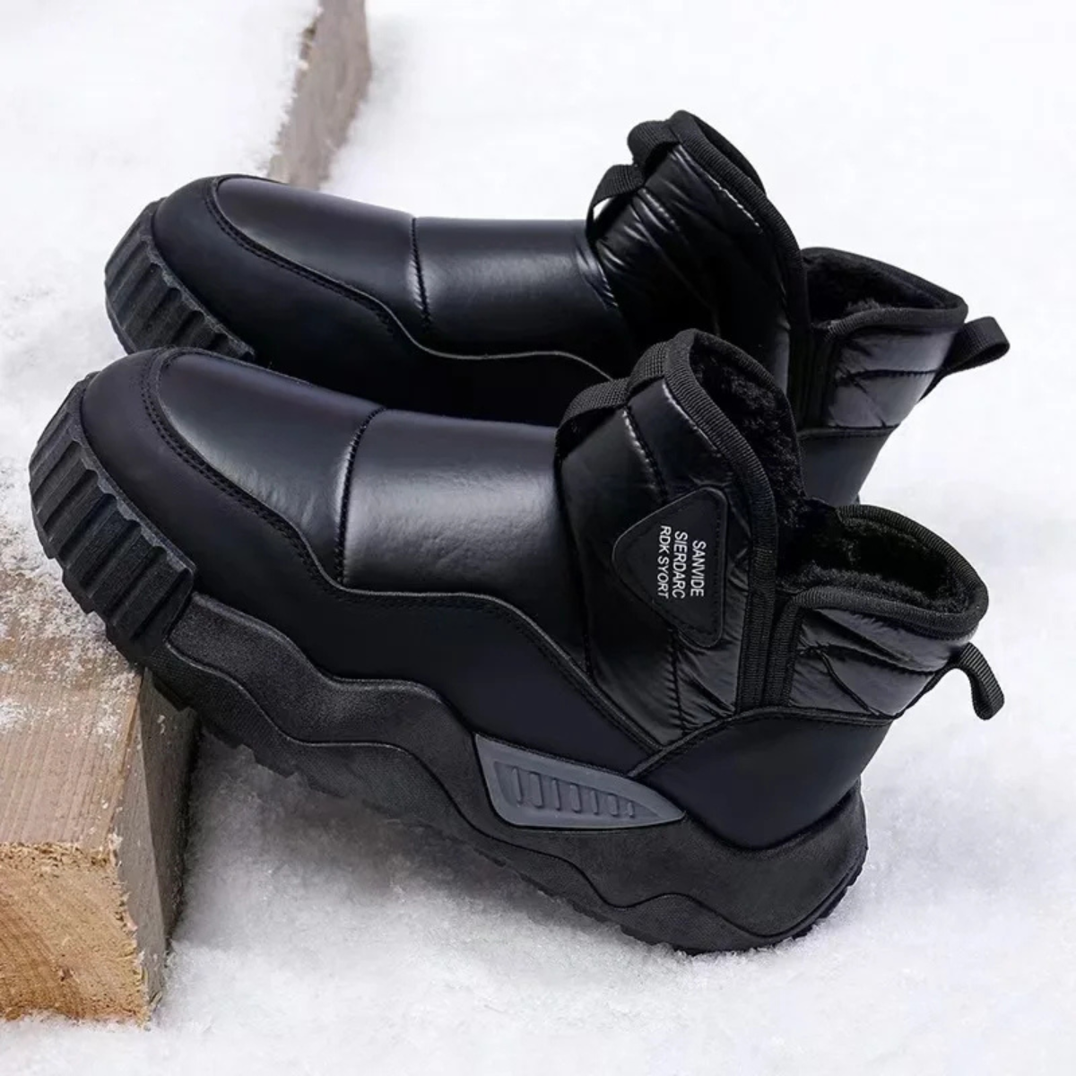 Ironwood Hill Men's Insulated Snow Boots Anti Slip