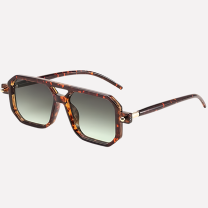 Aviator Sunglasses Retro Style Brown