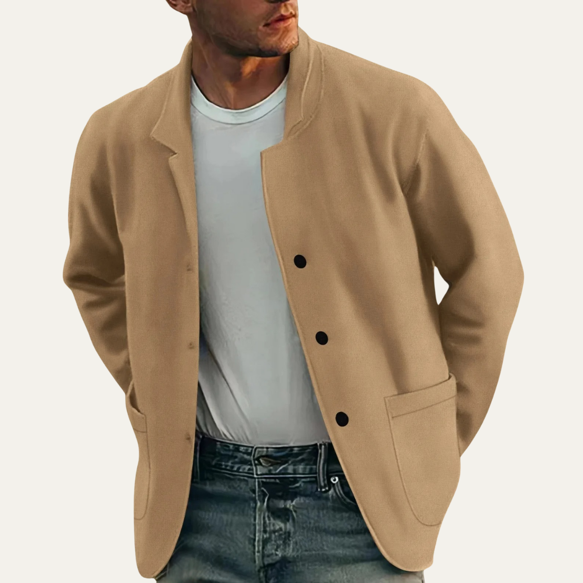 Mens Lightweight Blazer Jacket Beechwood Smart Casual