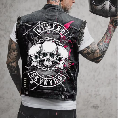 Men's Retro Denim Vest