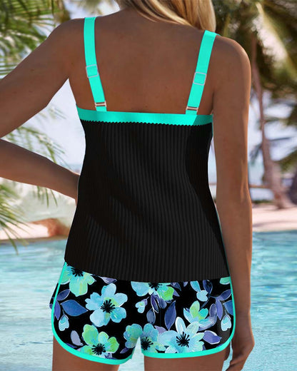 Women's Tummy Control Tankini Swimsuit