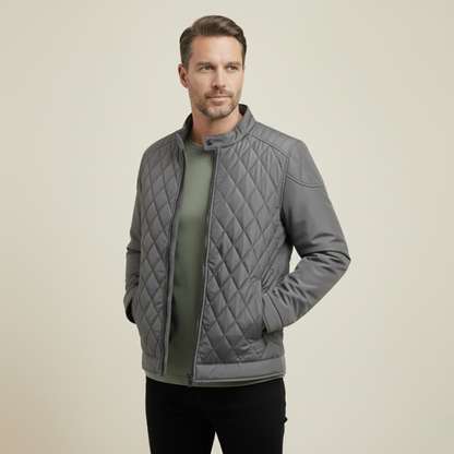 Men's Lightweight Padded Quilted Winter Jacket