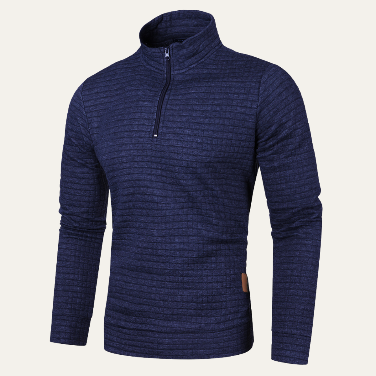 Men's Casual Quarter Zip Sweater Lightweight