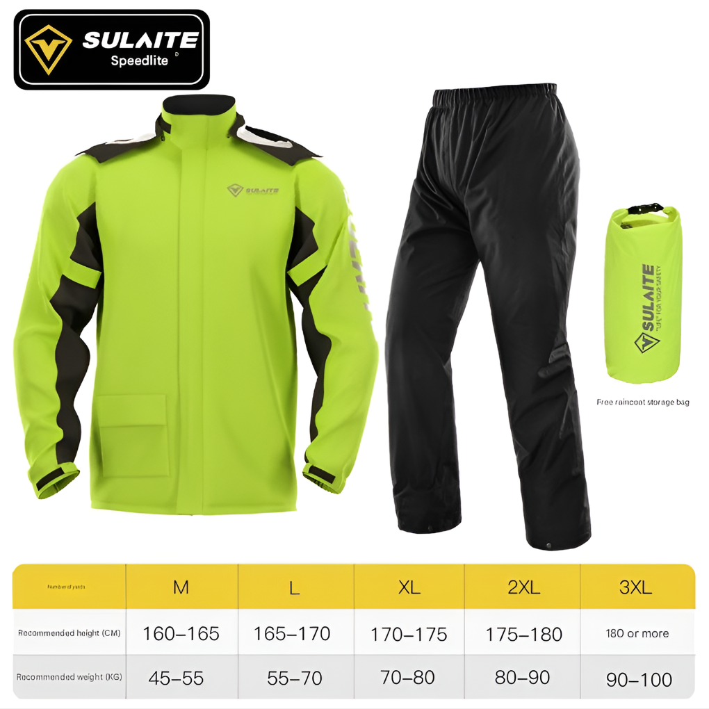 Waterproof Outdoor Rain Jacket Pants Set - Vonnera