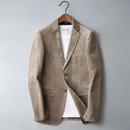 Men's Slim Fit Corduroy Blazer Jacket