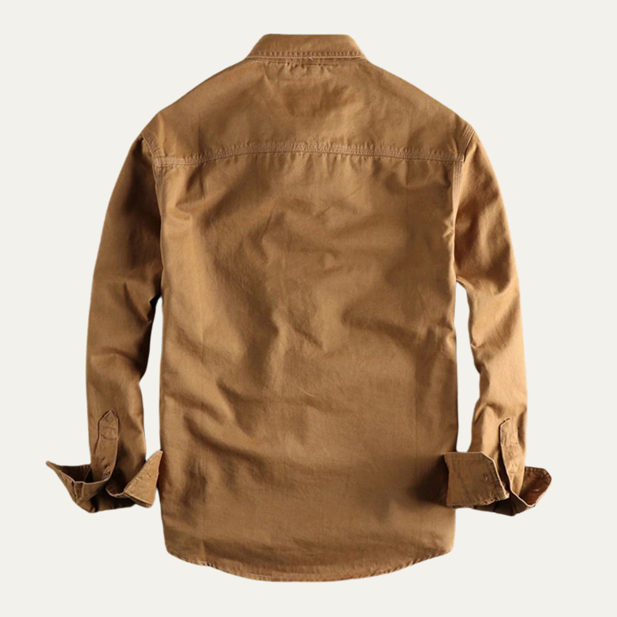 Men's Cotton Work Shirt Button Up With Pockets