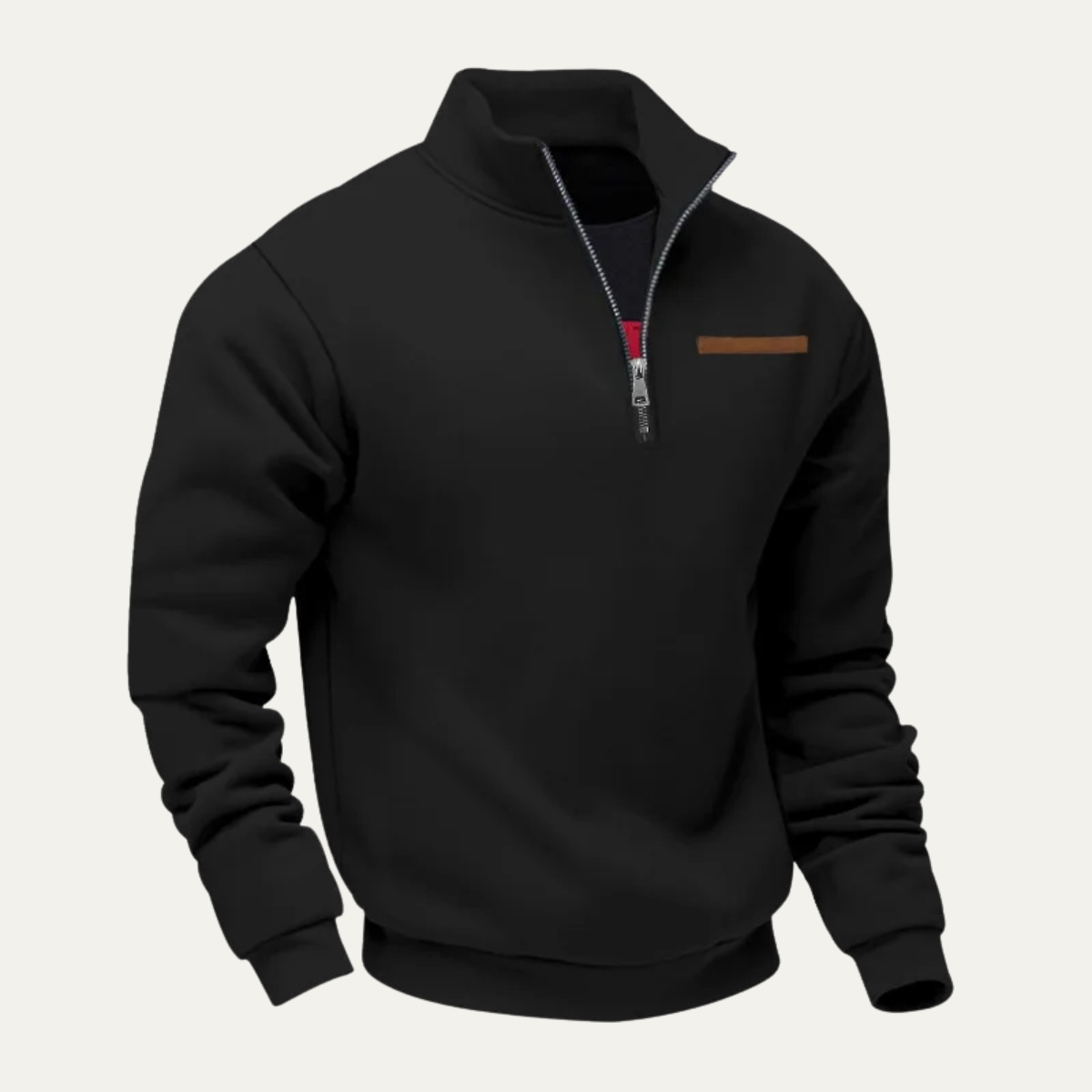 Wexley Men's Half Zip Sweater Warm Stand Collar
