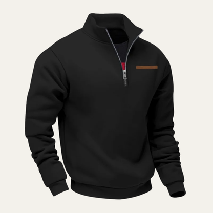 Wexley Men's Half Zip Sweater Warm Stand Collar