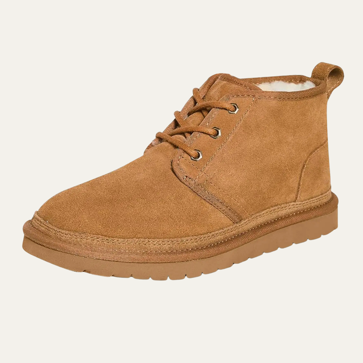 Men's Suede Insulated Snow Boots Warm Fur Lined Non Slip - Vonnera