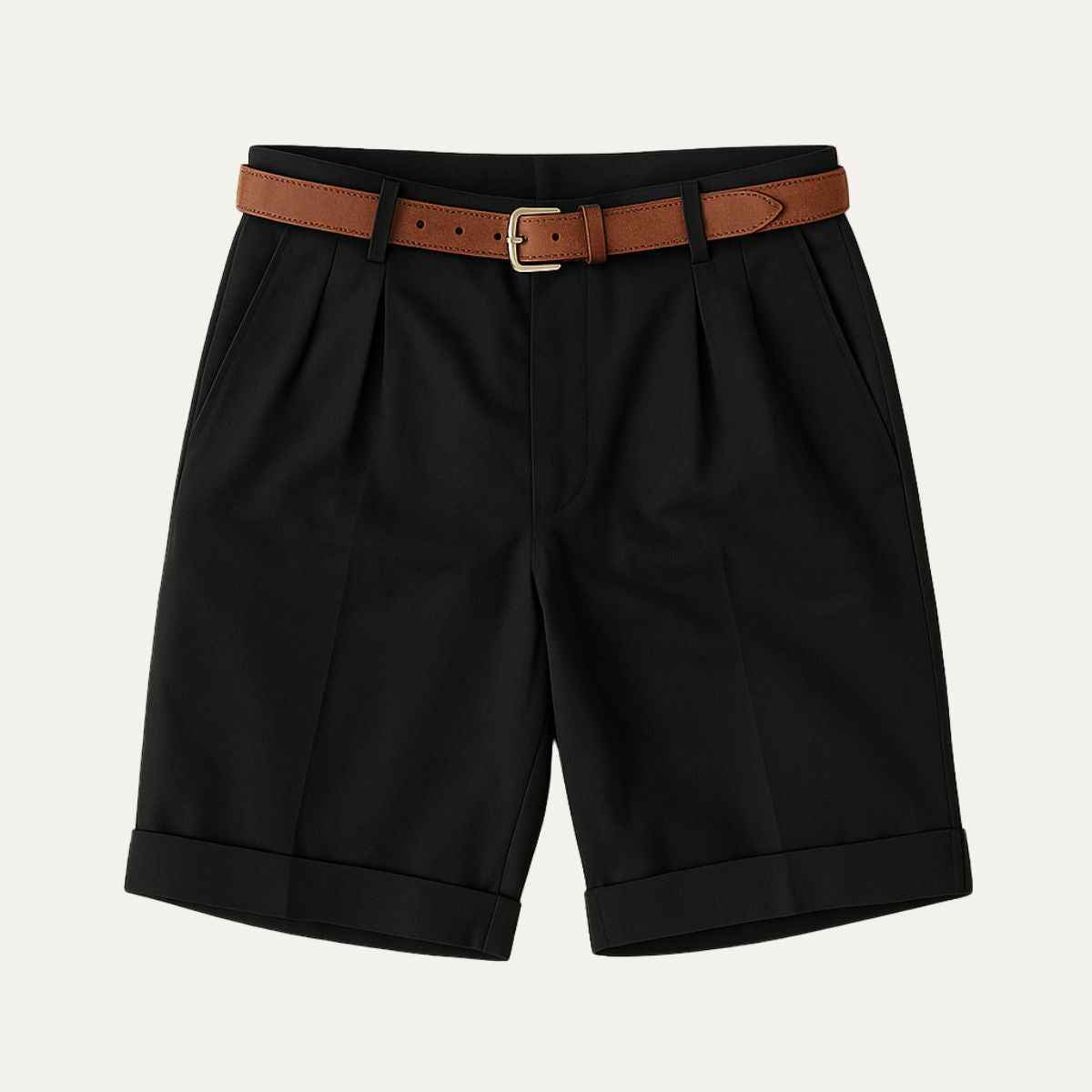 Henwick Men's Linen Shorts Tailored Summer Beige