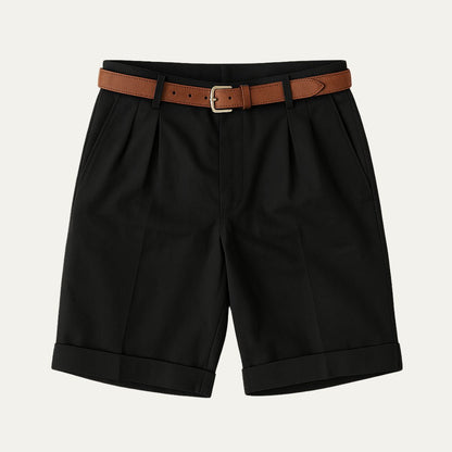Henwick Men's Linen Shorts Tailored Summer Beige