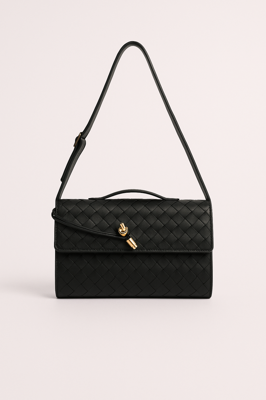 Women's Leather Backpack Braided Strap - Vonnera
