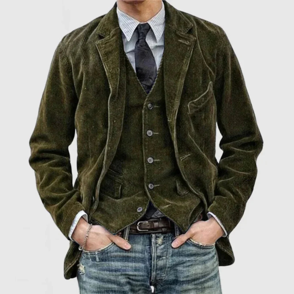 Vintage Blazer Vest Set