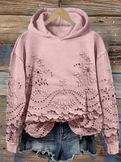 Women's Cutout Detail Hoodie - Vonnera