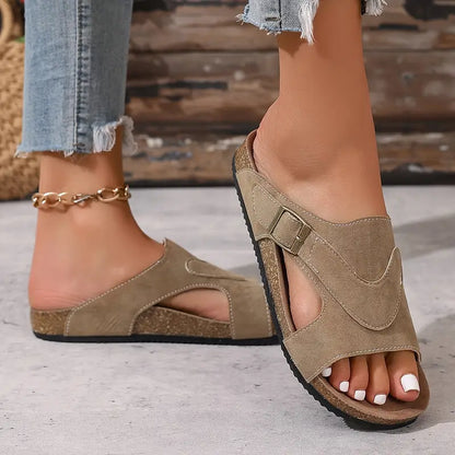 Women's Flat Sandals Leather Calliope