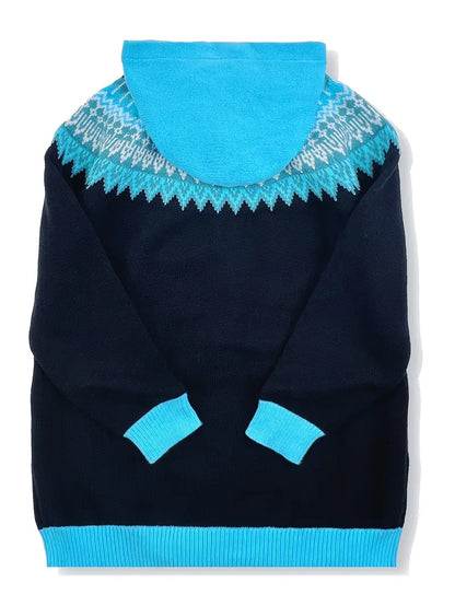 Women's Hooded Cardigan Button Front Knit