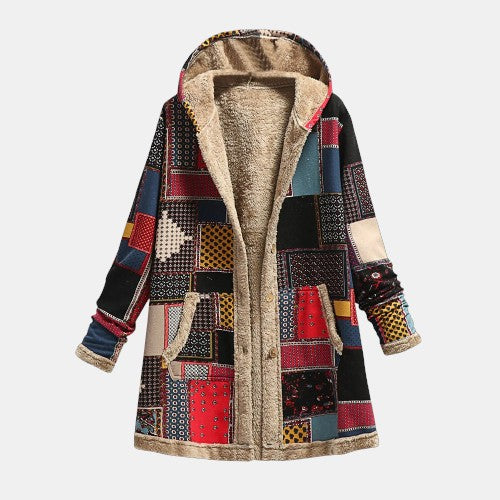 Women's Patchwork Vintage Jacket - Vonnera