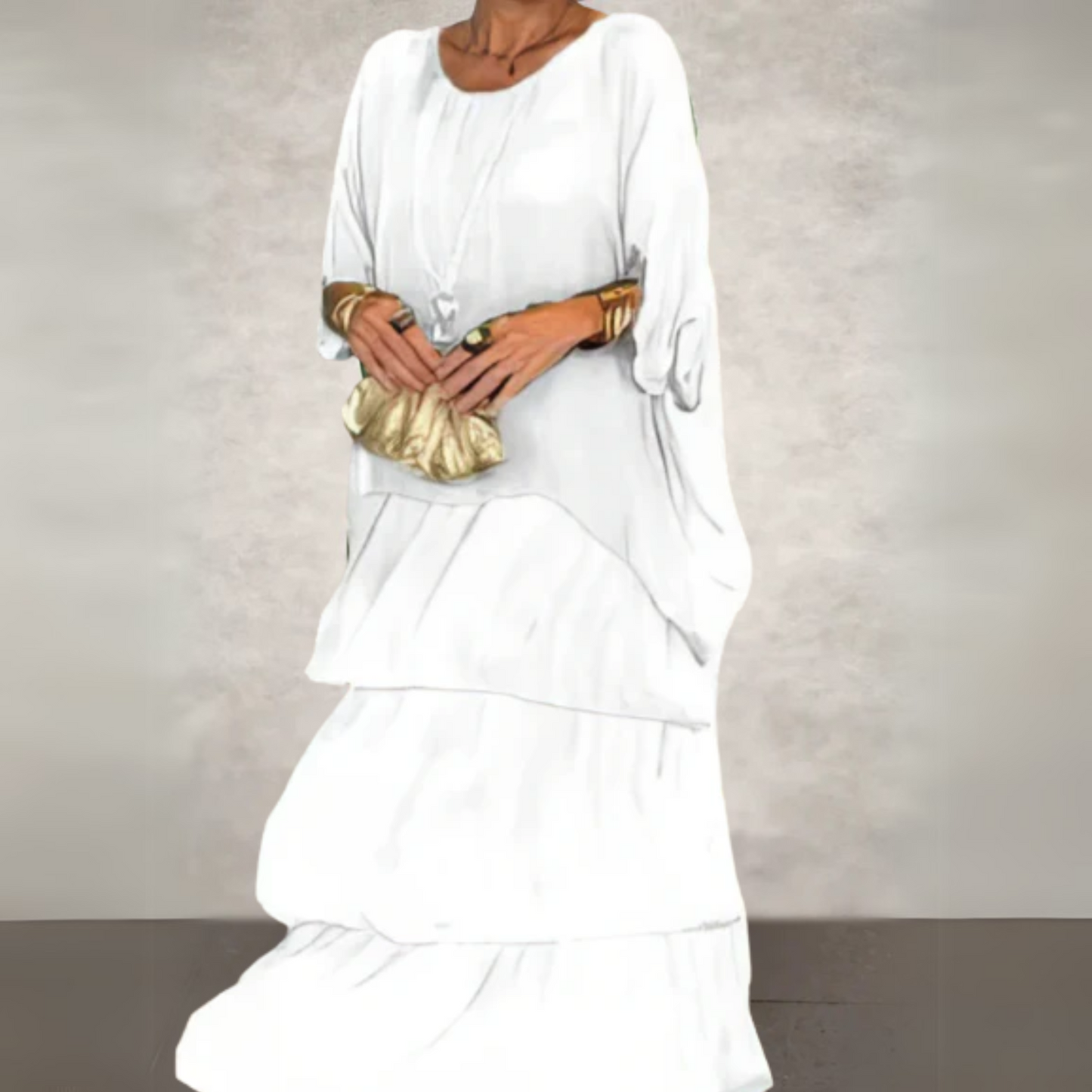 Elegant Women's Long Flowing Dress