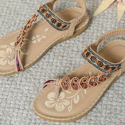 Women's Sandals Decorative Center Strap
