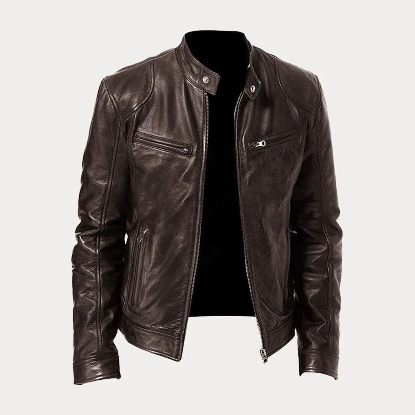 Casual Black Jacket Timeless Comfort