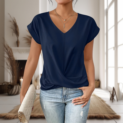 Women's Sweetheart Neck Casual T-Shirt