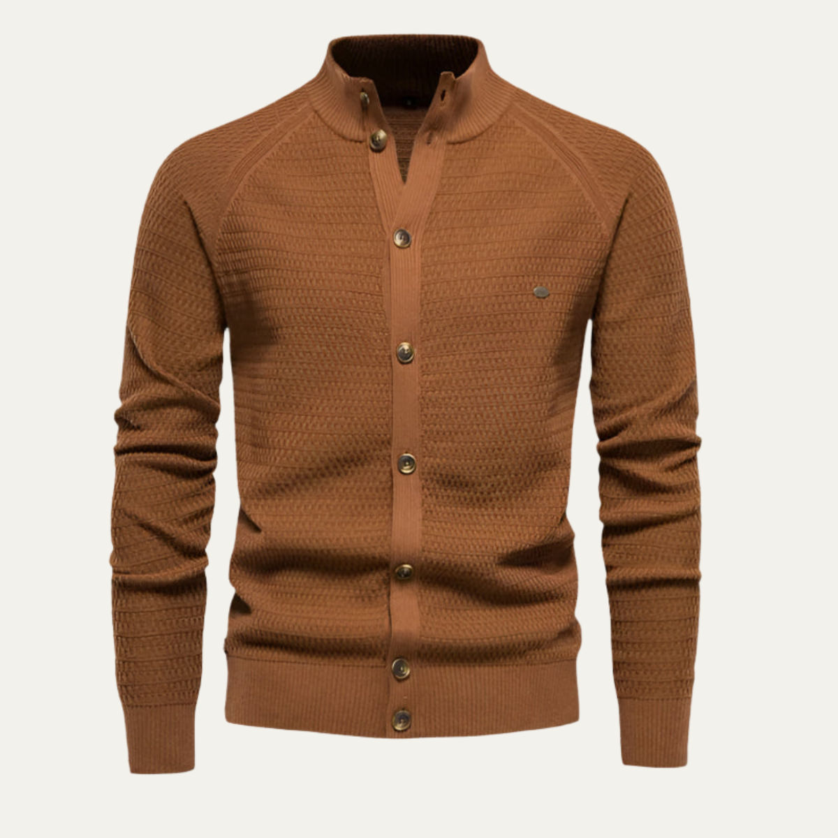 Men's Cotton Cardigan Sweater - Vonnera