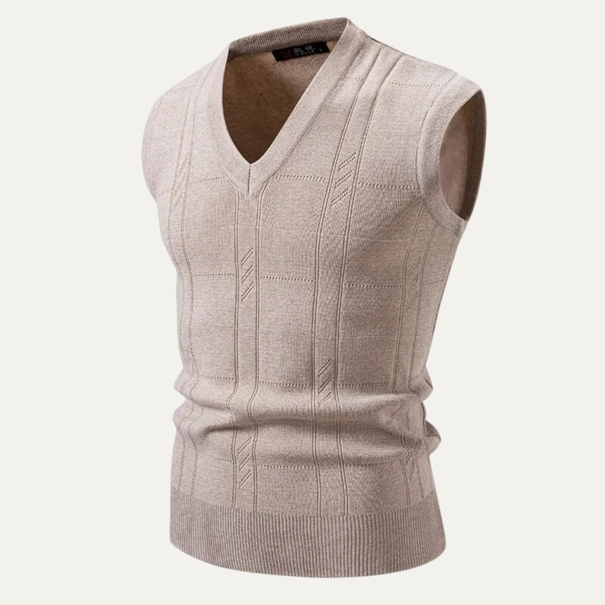 Men's Classic V Neck Knitted Tank