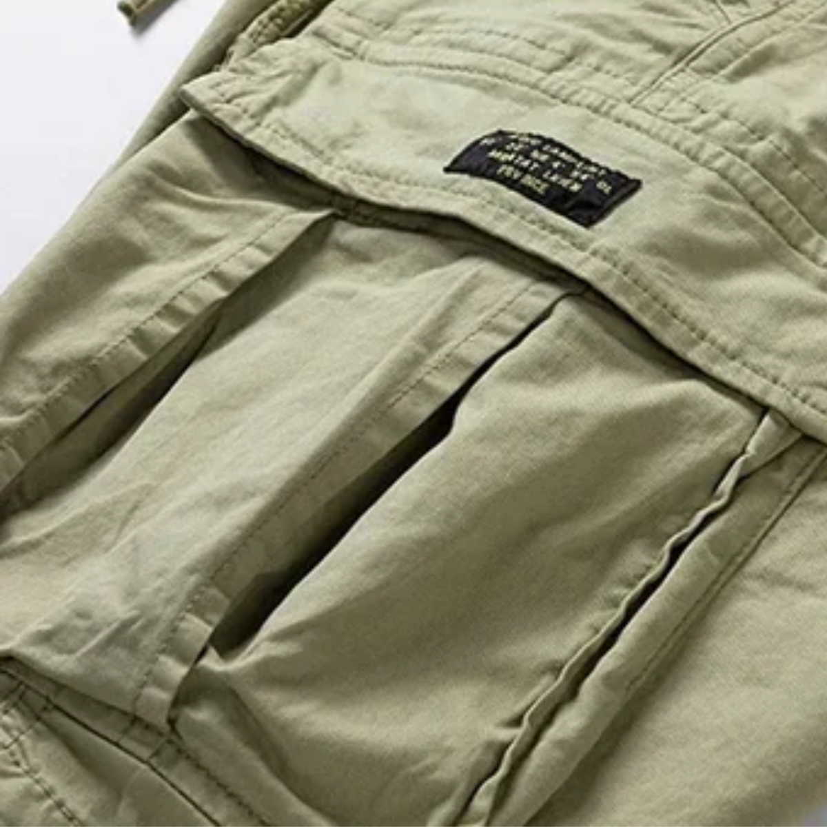 Men's Cargo Shorts Durable Cotton Brown