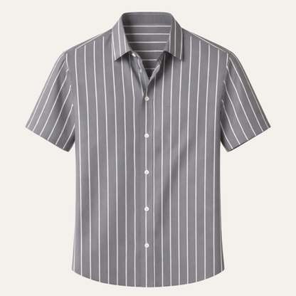 Men's Striped Breathable Summer Shirt - Vonnera