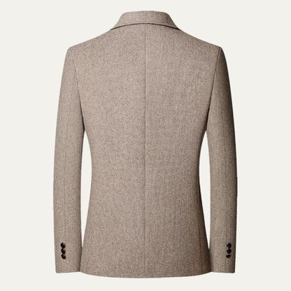 Men's Single Breasted Blazer Smart Casual Navy Blue