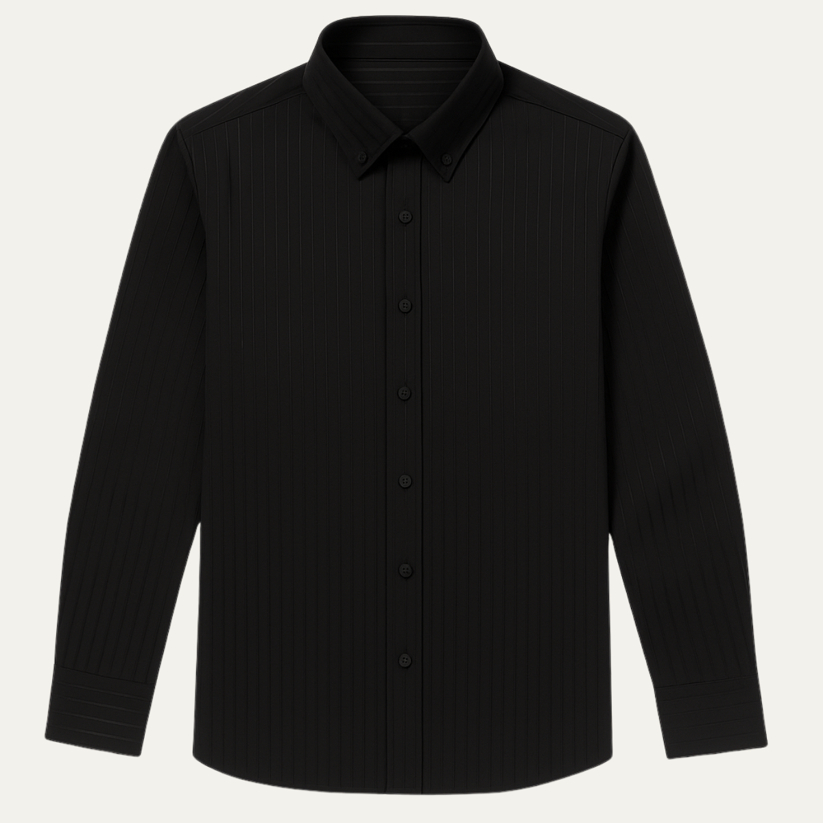 Men's Vintage Dress Shirt Turn Down Collar Button Up - Vonnera