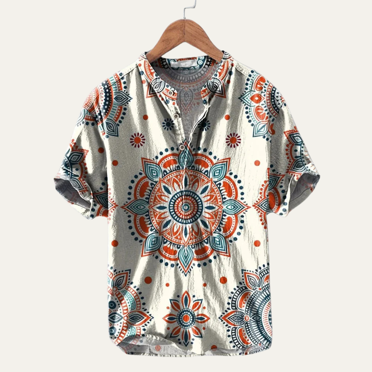 Men's Hawaiian Shirt Tropical Print Button Up