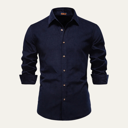 Men's Cotton Corduroy Shirt Business Casual