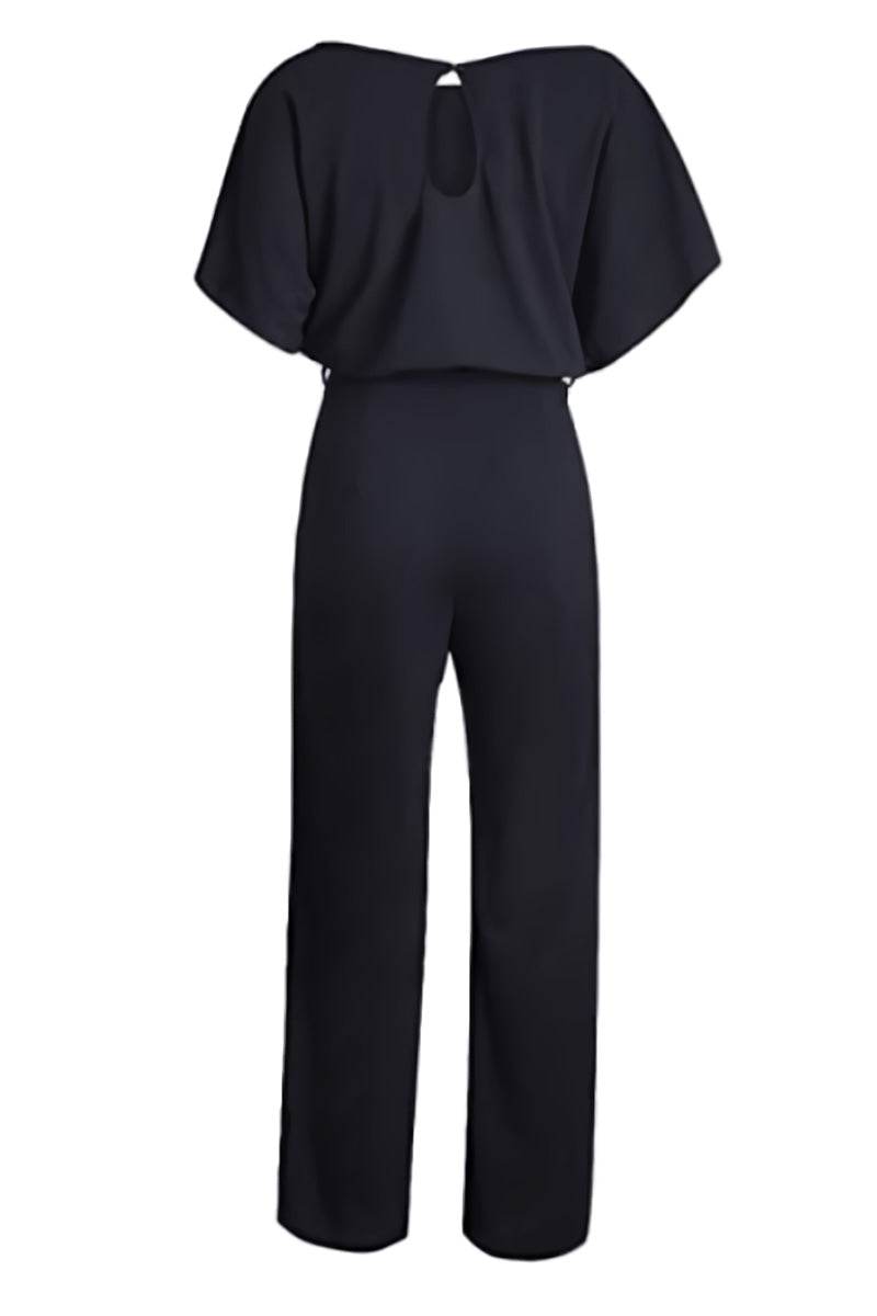 Stella Women's Wide Leg Jumpsuit Batwing Sleeves
