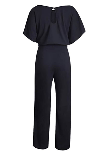 Stella Women's Wide Leg Jumpsuit Batwing Sleeves