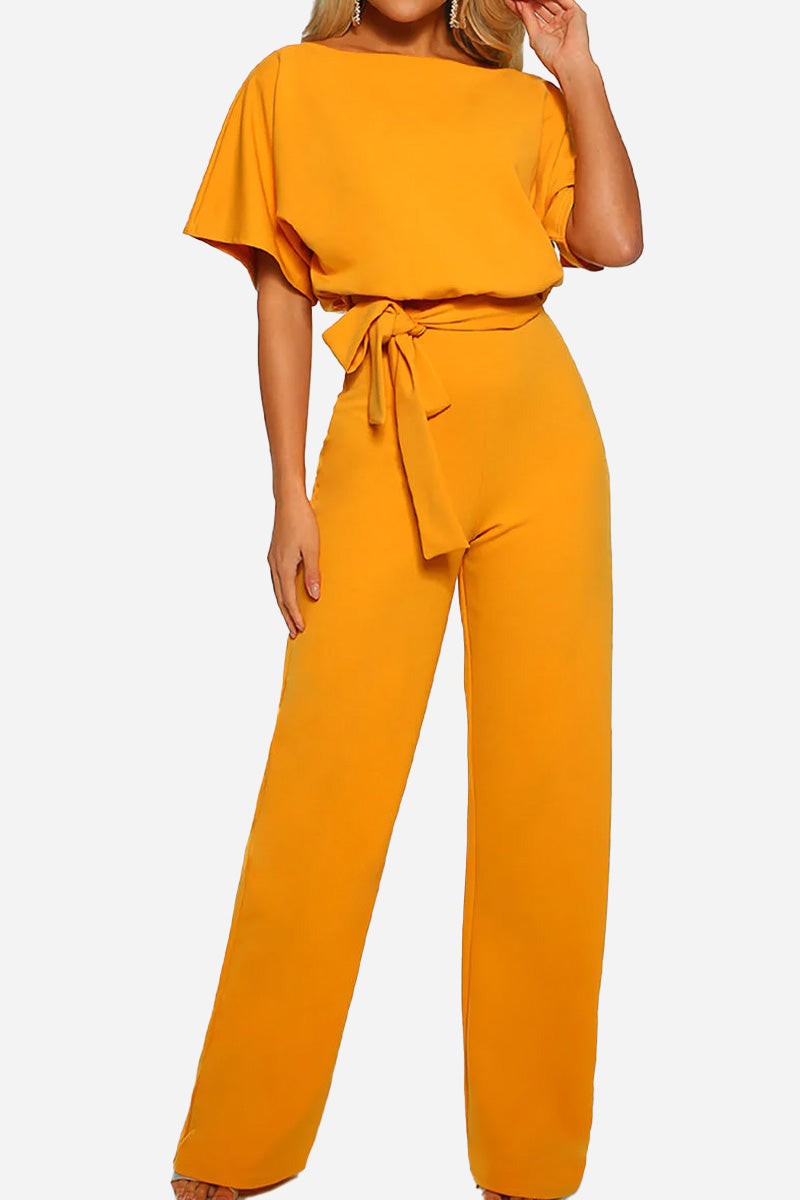 Stella Women's Wide Leg Jumpsuit Batwing Sleeves