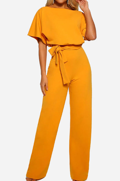 Stella Women's Wide Leg Jumpsuit Batwing Sleeves