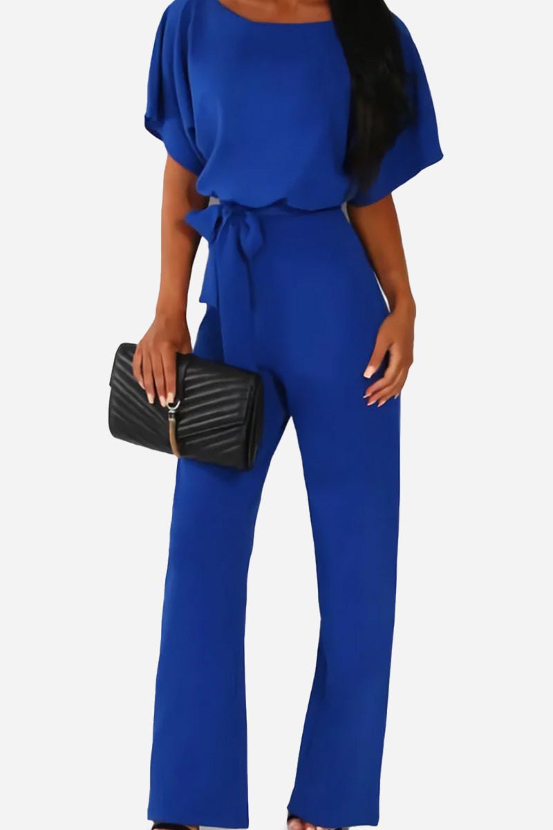 Stella Women's Wide Leg Jumpsuit Batwing Sleeves