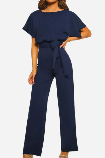 Stella Women's Wide Leg Jumpsuit Batwing Sleeves