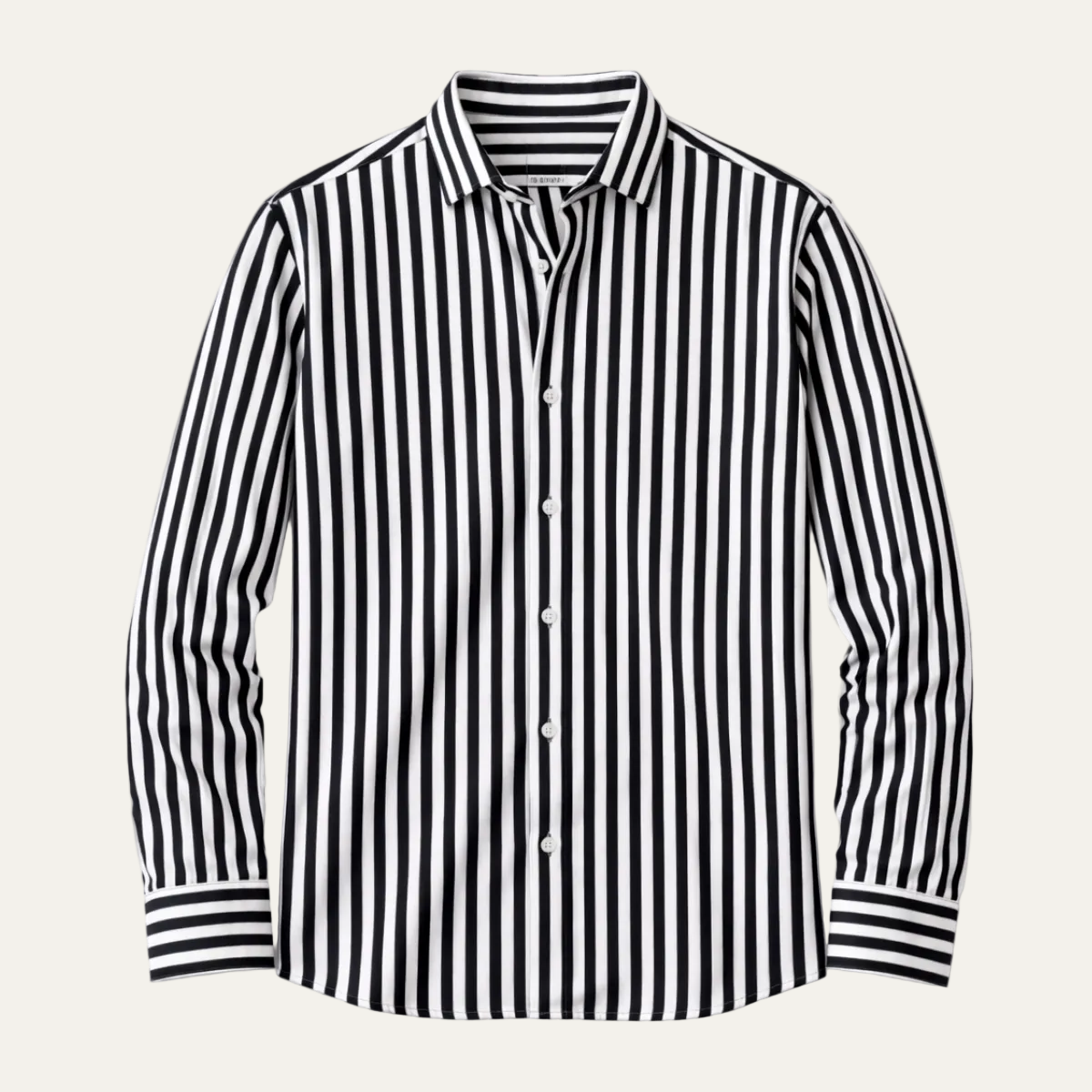 Men's Casual Button-Down Striped Shirt - Vonnera