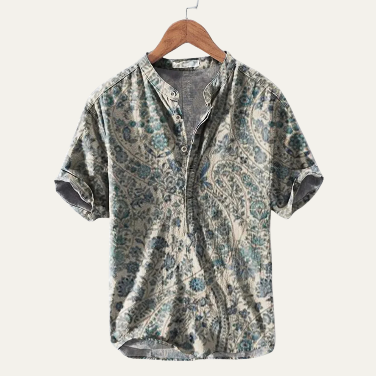 Men's Hawaiian Shirt Tropical Print Button Up