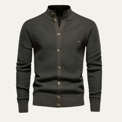 Men's Cotton Cardigan Sweater