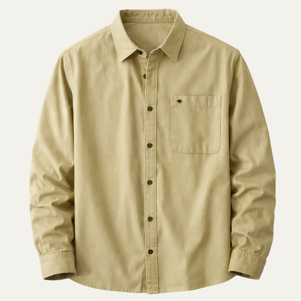 Men's Cotton Button Down Casual Shirt - Vonnera
