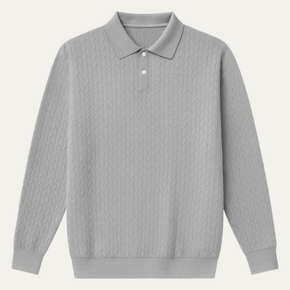 Men's Knit Polo Sweater Casual Business - Vonnera