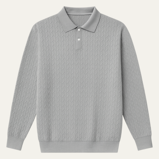 Men's Knit Polo Sweater Casual Business - Vonnera